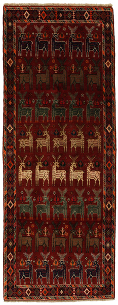 Gabbeh - Qashqai Персийски връзван килим 289x110