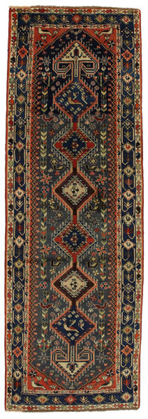 Yalameh - Qashqai Персийски връзван килим 336x113