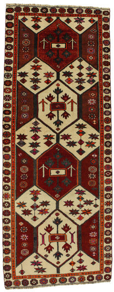 Bakhtiari - Gabbeh Персийски връзван килим 359x137