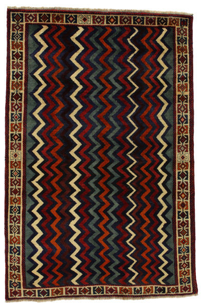 Gabbeh - Qashqai Персийски връзван килим 220x146