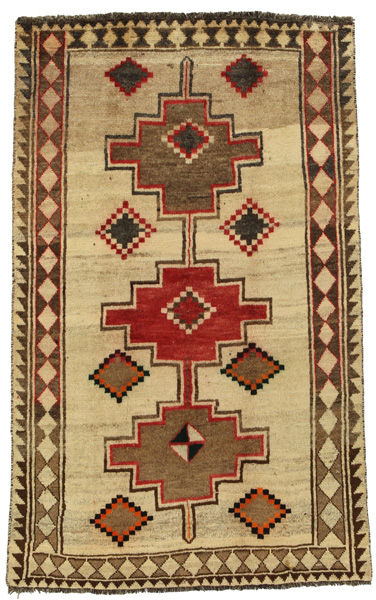 Gabbeh - Qashqai Персийски връзван килим 207x129