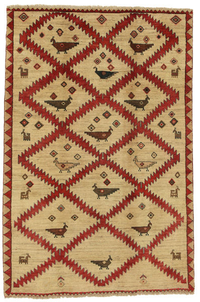 Gabbeh - Qashqai Персийски връзван килим 262x174
