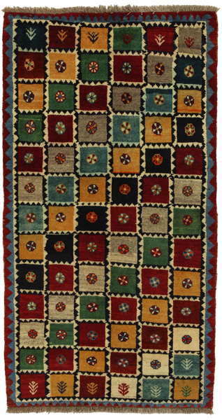Gabbeh - Bakhtiari Персийски връзван килим 174x94