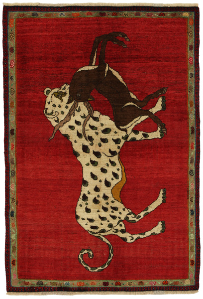 Gabbeh - Qashqai Персийски връзван килим 183x125