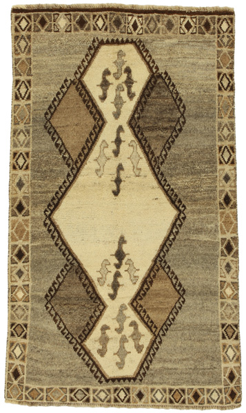 Gabbeh - Qashqai Персийски връзван килим 170x99