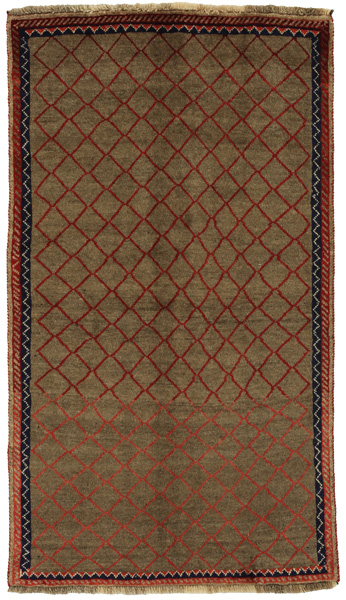 Gabbeh - Qashqai Персийски връзван килим 177x101
