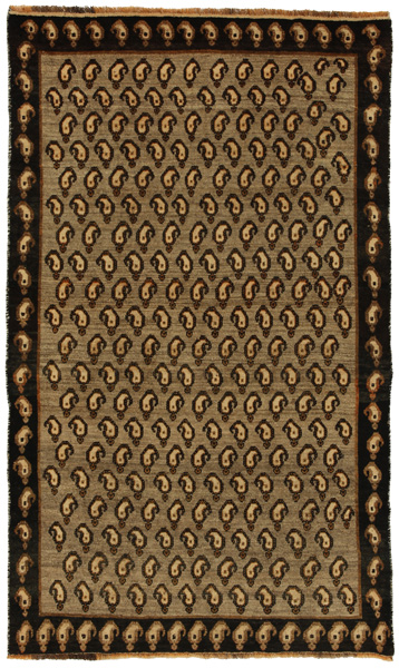Gabbeh - Qashqai Персийски връзван килим 221x133