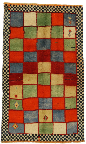 Gabbeh - Bakhtiari Персийски връзван килим 165x99