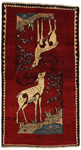Gabbeh - Qashqai Персийски връзван килим 185x102