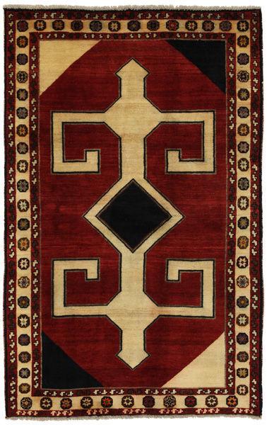 Gabbeh - Qashqai Персийски връзван килим 200x127