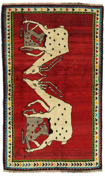 Gabbeh - Qashqai Персийски връзван килим 194x119