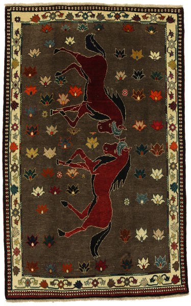 Gabbeh - Qashqai Персийски връзван килим 232x144