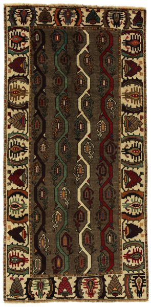 Gabbeh - Qashqai Персийски връзван килим 211x104