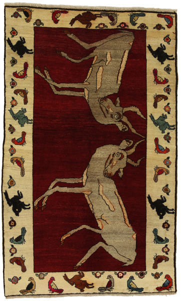 Gabbeh - Qashqai Персийски връзван килим 189x115