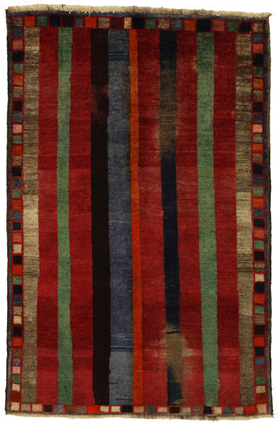 Gabbeh - old Персийски връзван килим 161x106