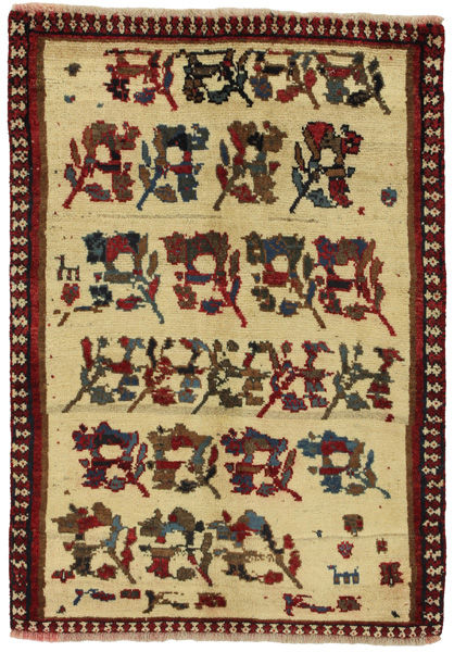 Gabbeh - Qashqai Персийски връзван килим 139x98