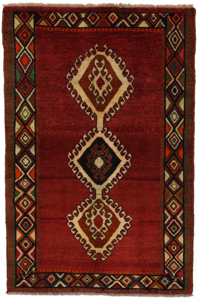 Yalameh - Qashqai Персийски връзван килим 154x102