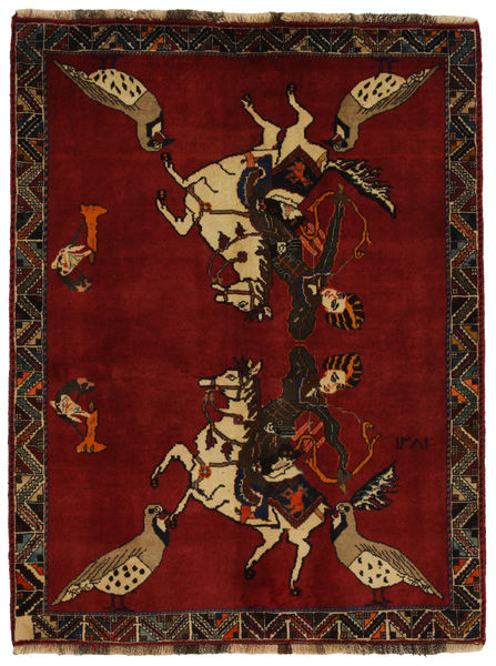 Kashkooli - Gabbeh Персийски връзван килим 154x117