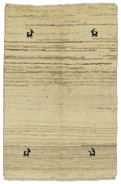 Gabbeh - Qashqai Персийски връзван килим 146x96