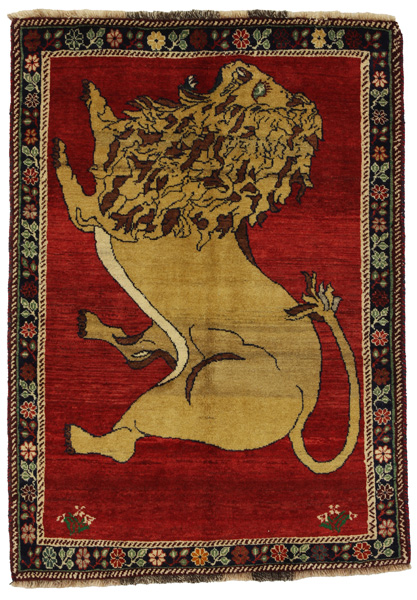 Gabbeh - Qashqai Персийски връзван килим 152x109