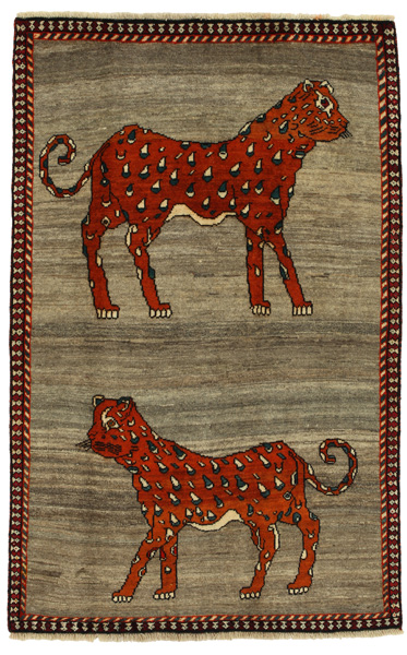 Gabbeh - Qashqai Персийски връзван килим 196x122