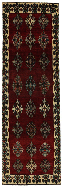 Gabbeh - Qashqai Персийски връзван килим 300x95