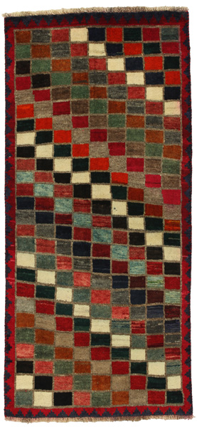 Gabbeh - Bakhtiari Персийски връзван килим 183x83