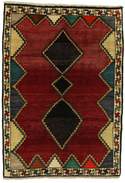 Gabbeh - Qashqai Персийски връзван килим 157x107