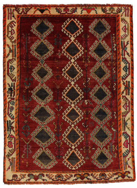 Gabbeh - Qashqai Персийски връзван килим 191x141