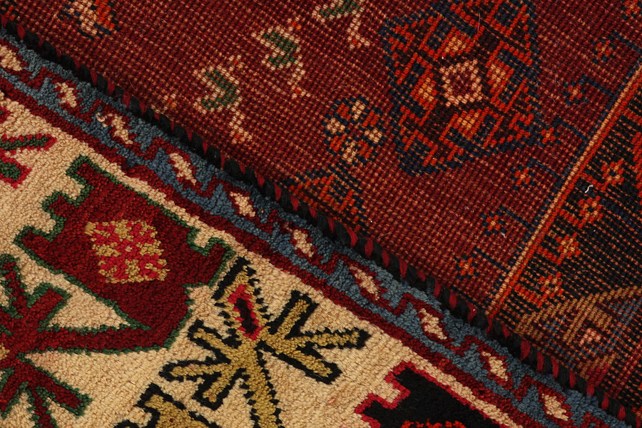 Qashqai - Shiraz Персийски връзван килим 252x157 - Снимка 5