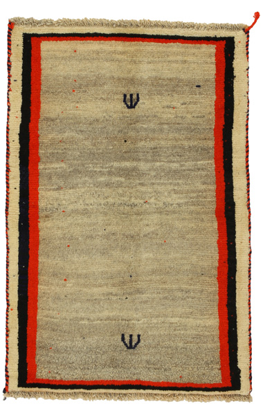 Gabbeh - Qashqai Персийски връзван килим 126x82