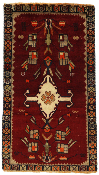 Gabbeh - Qashqai Персийски връзван килим 130x72