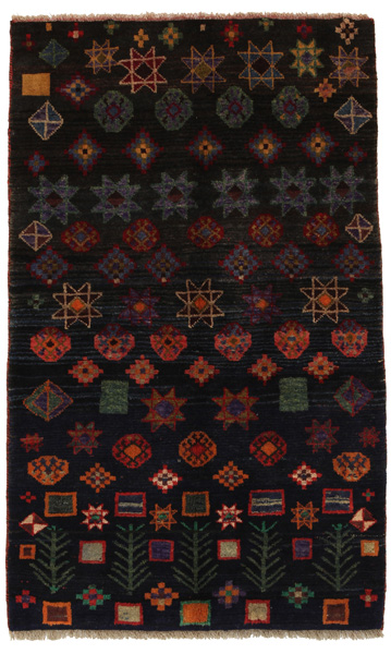 Gabbeh - Qashqai Персийски връзван килим 168x101