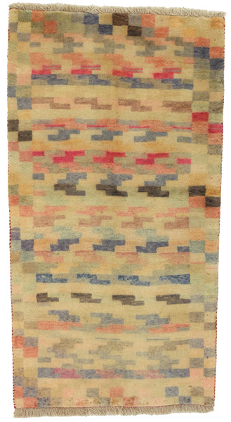 Gabbeh - Qashqai Персийски връзван килим 165x85