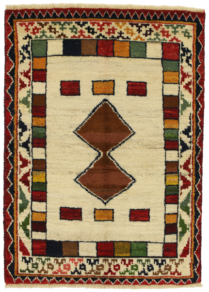 Gabbeh - Qashqai Персийски връзван килим 145x102