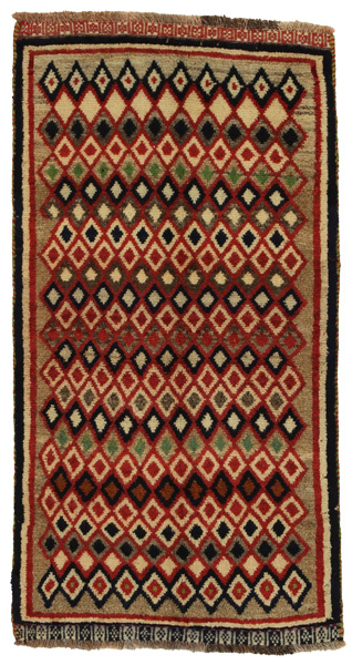 Gabbeh - Qashqai Персийски връзван килим 151x78