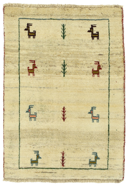 Gabbeh - Qashqai Персийски връзван килим 120x82