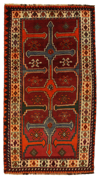 Gabbeh - Qashqai Персийски връзван килим 211x113