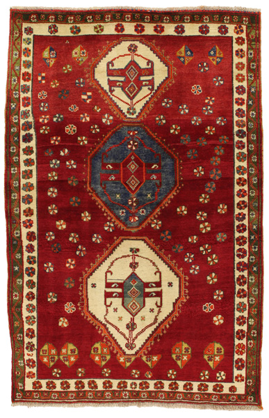 Gabbeh - Qashqai Персийски връзван килим 206x130