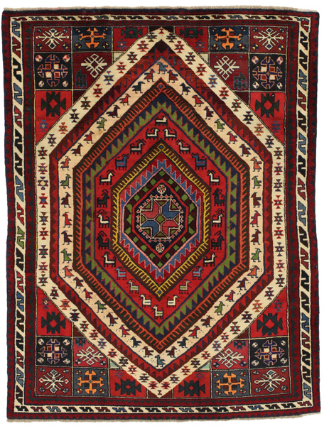 Gabbeh - Qashqai Персийски връзван килим 237x183