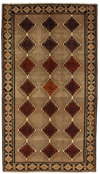 Gabbeh - Qashqai Персийски връзван килим 263x149