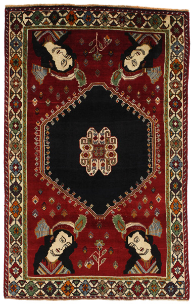 Qashqai - Gabbeh Персийски връзван килим 233x149