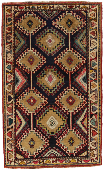 Qashqai - Yalameh Персийски връзван килим 224x137