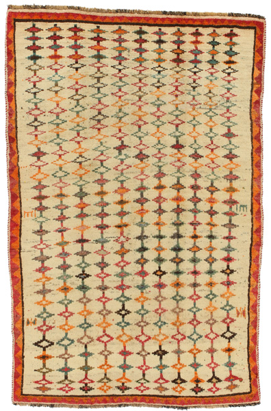 Gabbeh - Qashqai Персийски връзван килим 246x159