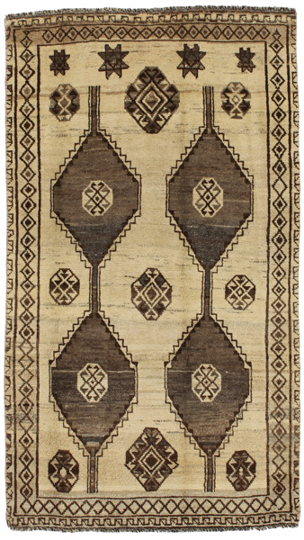 Qashqai - Gabbeh Персийски връзван килим 225x127
