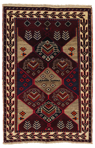 Gabbeh - Bakhtiari Персийски връзван килим 166x108