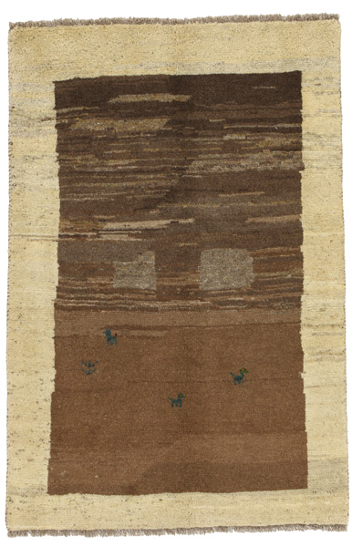 Gabbeh - Qashqai Персийски връзван килим 146x97