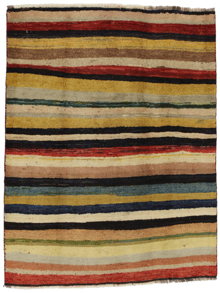 Gabbeh - Qashqai Персийски връзван килим 158x123
