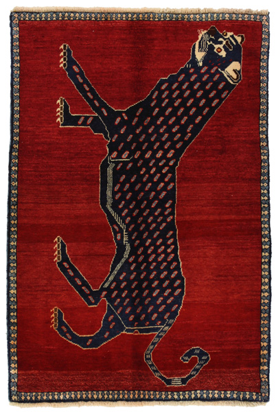 Gabbeh - Qashqai Персийски връзван килим 155x104