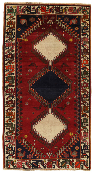 Gabbeh - Qashqai Персийски връзван килим 195x104